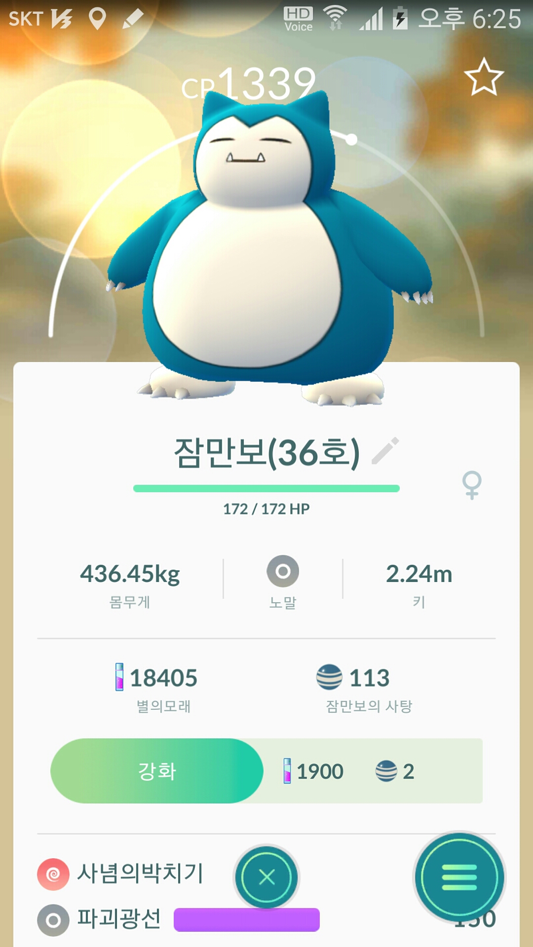 36호 잠팅이 포획