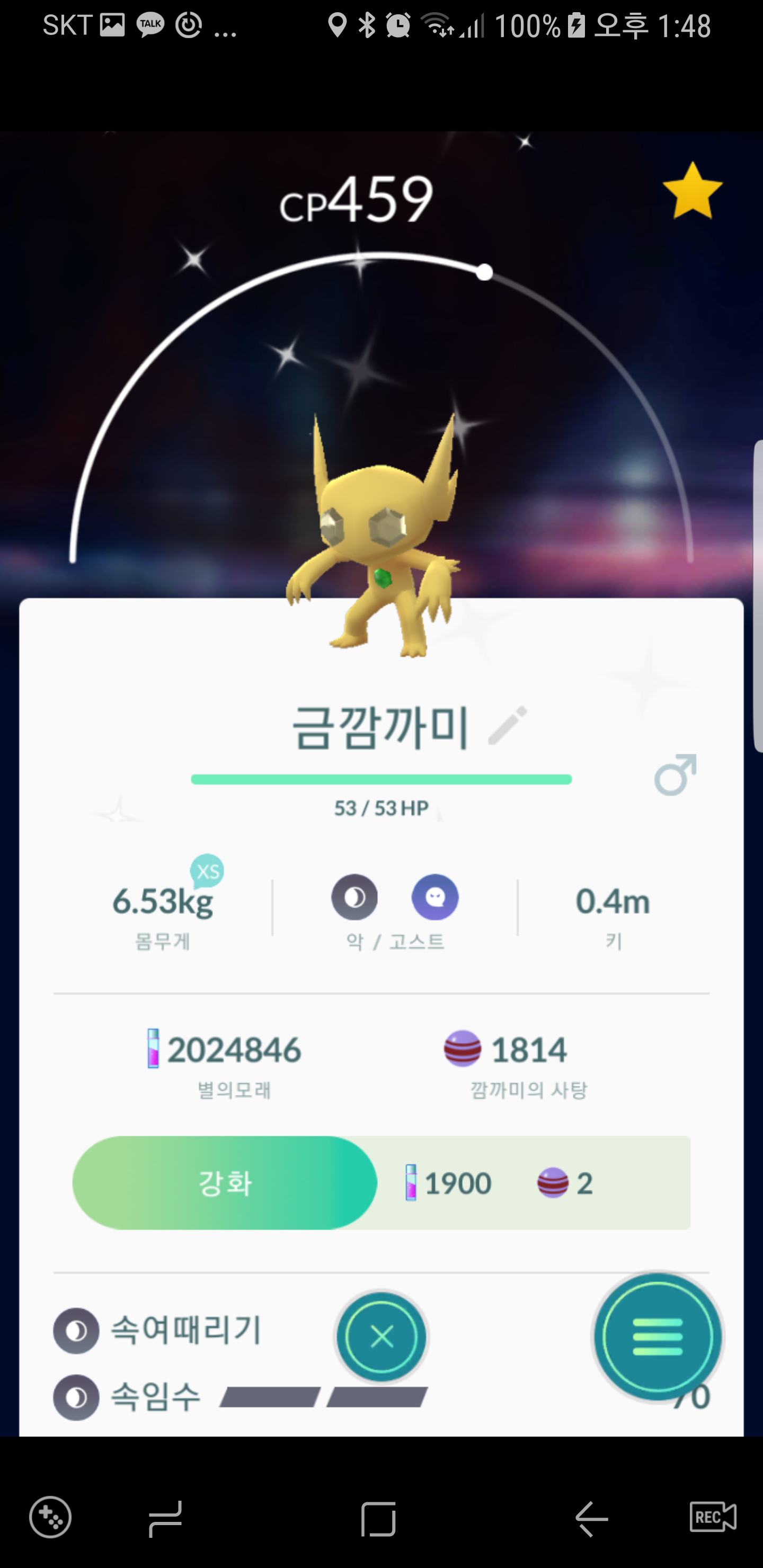 "금" 깜까미