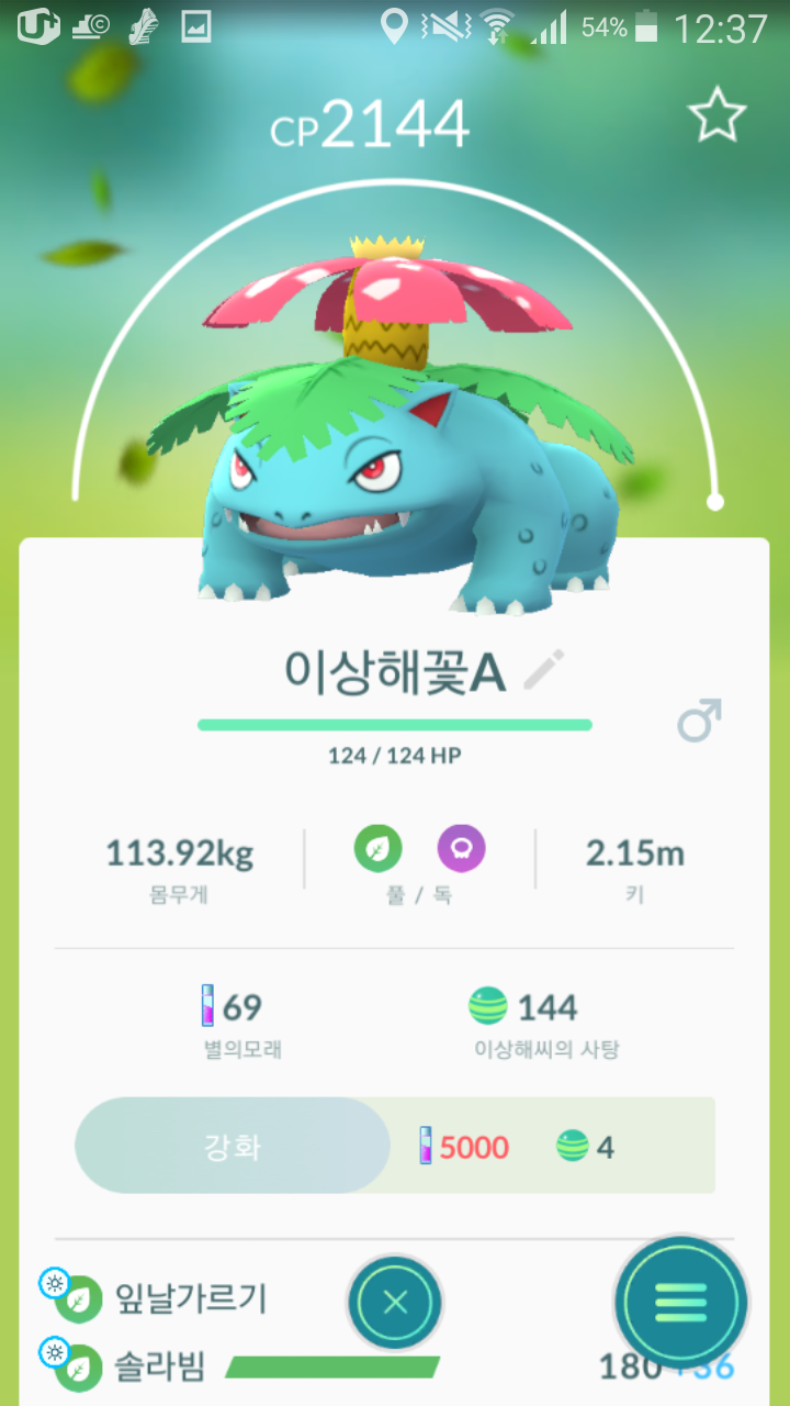 이상해씨가 이상해짐
