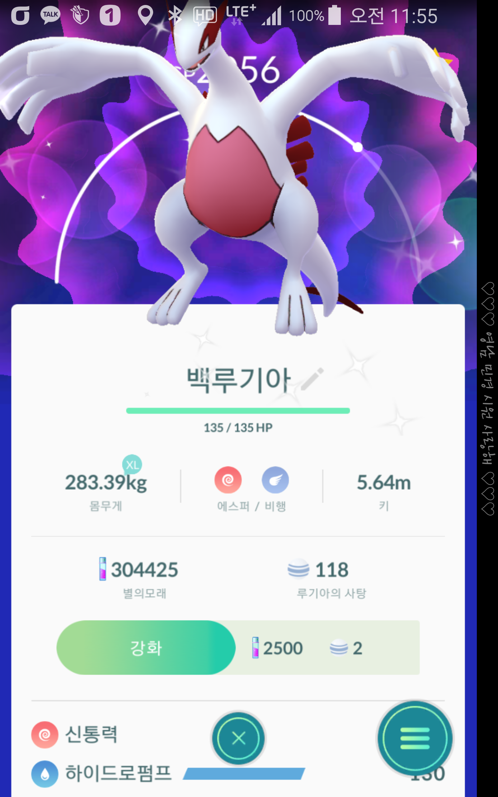 이로치  백루기아