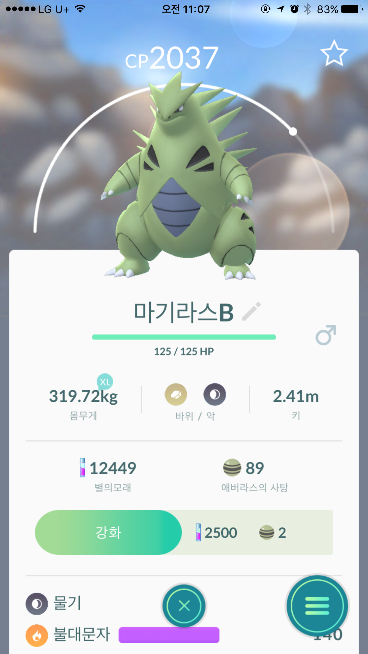 레이드에서 마기라스 득