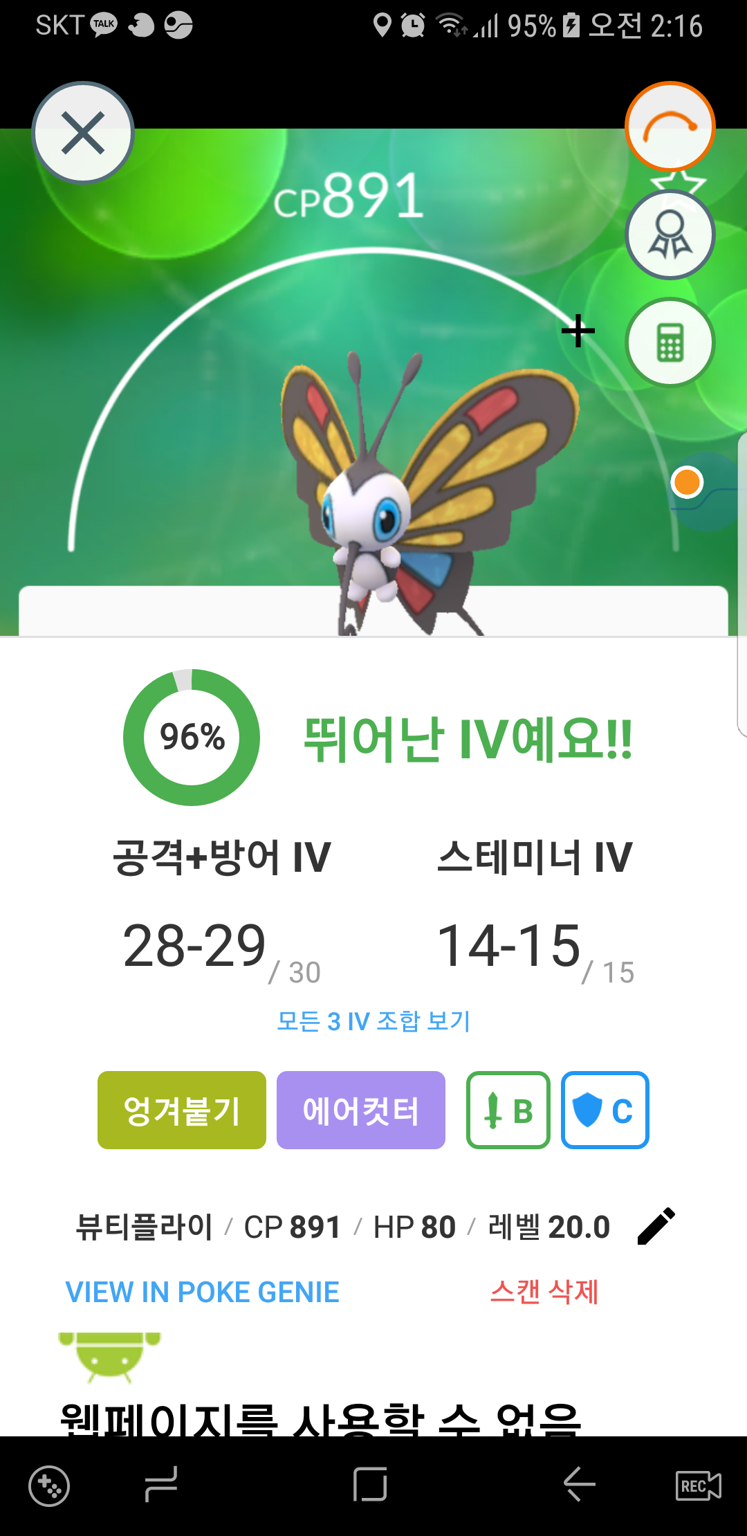 오늘 진화 시킨 뷰티플라이