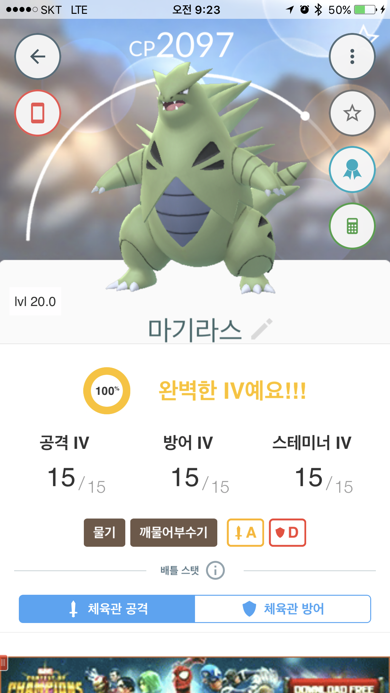 100% 마기라스