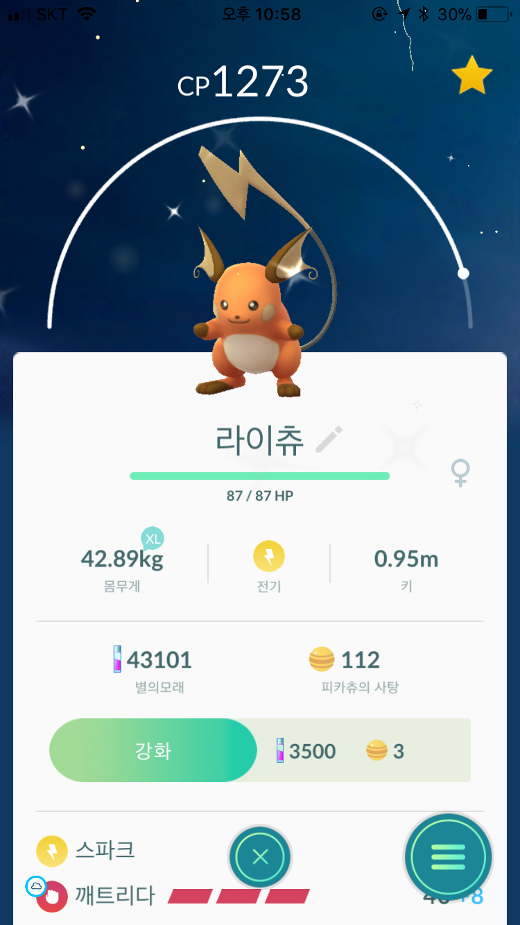 라이튜 이로치로 진화