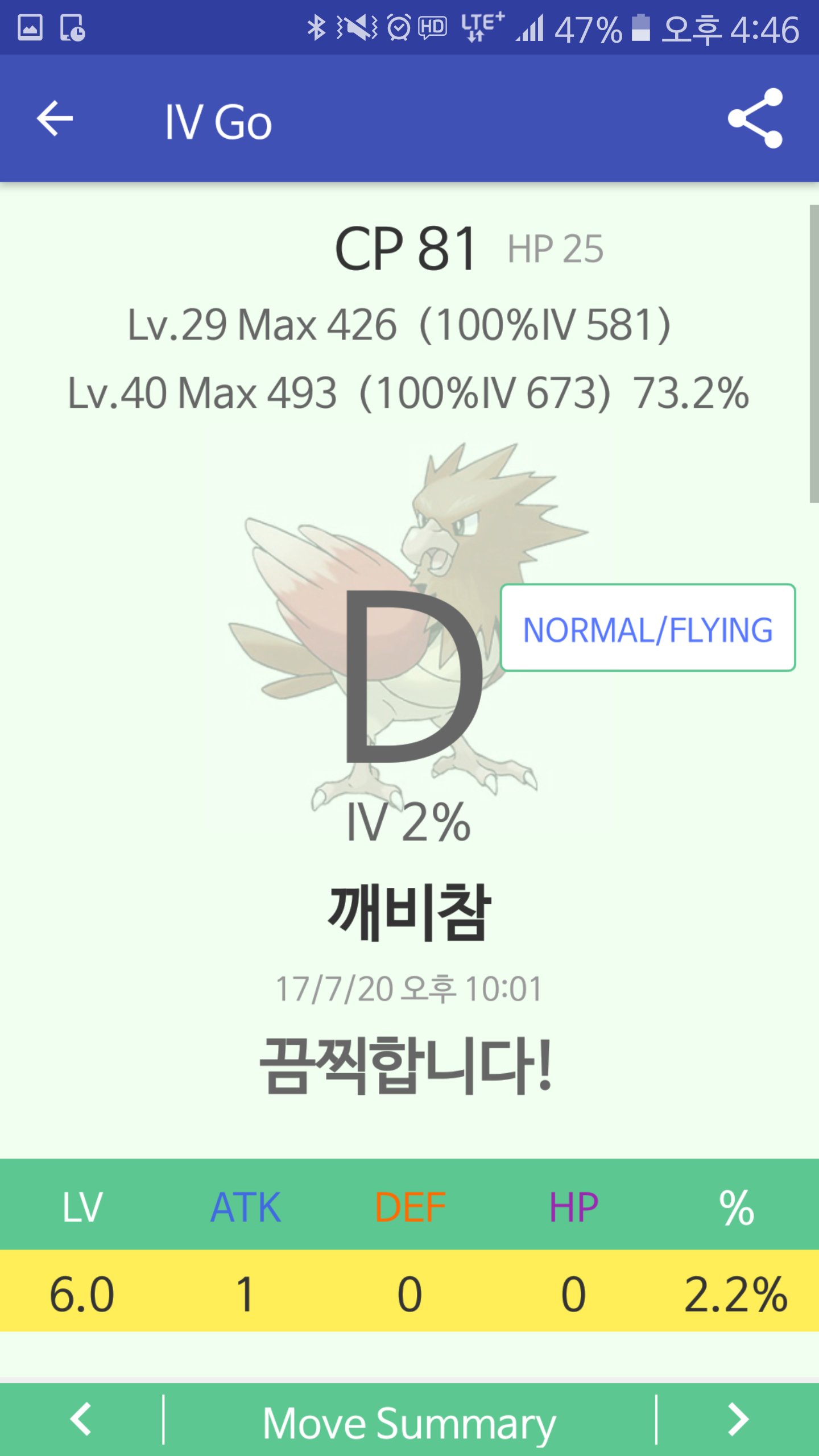 IV 1 0 0 점짜리 깨비참
