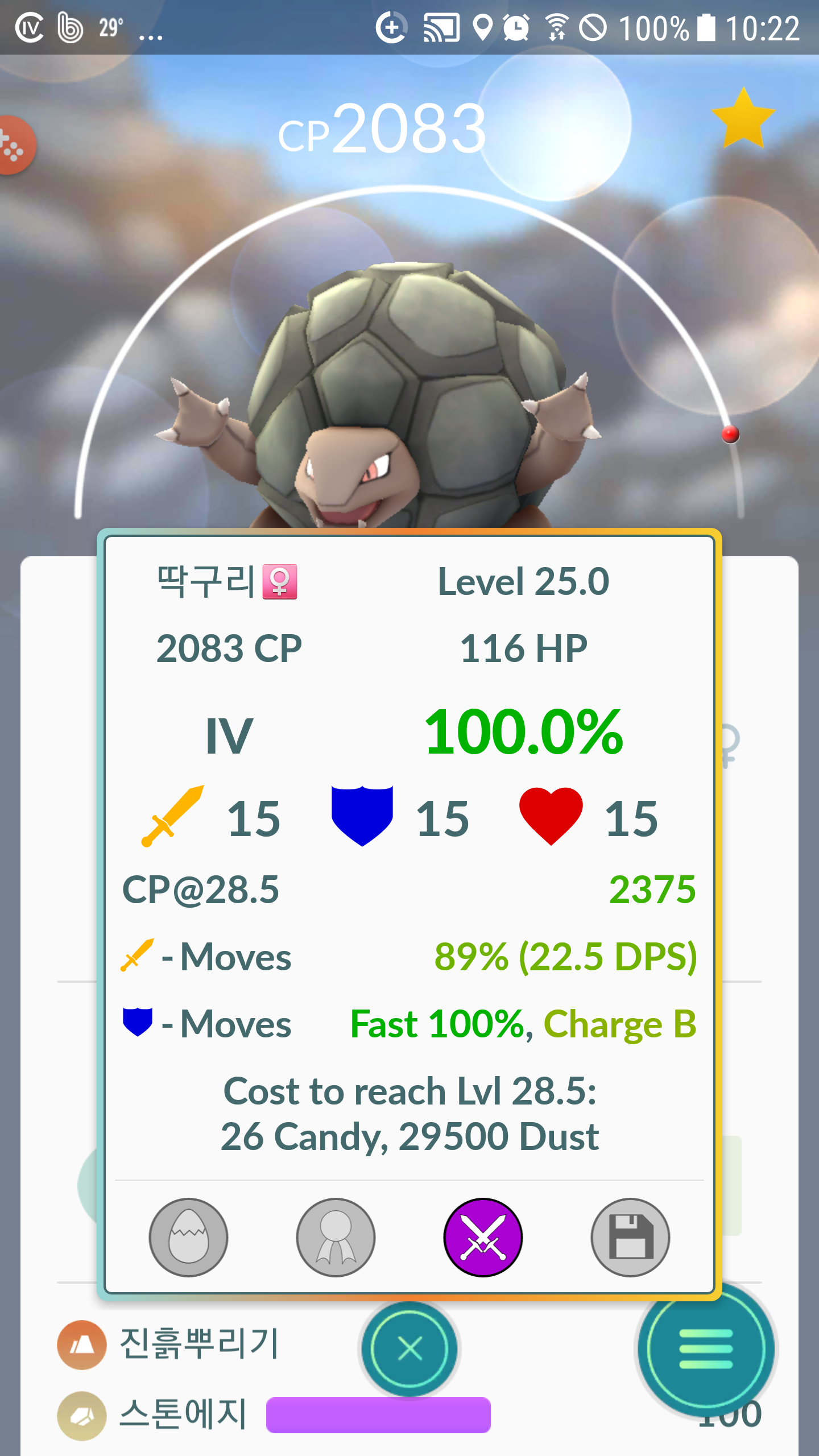100% 딱구리