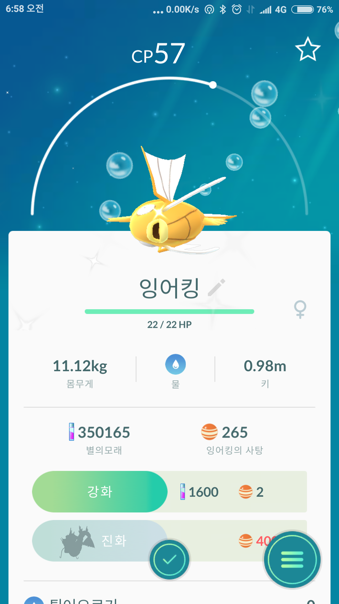 처음 잡아보는 황금잉어킹