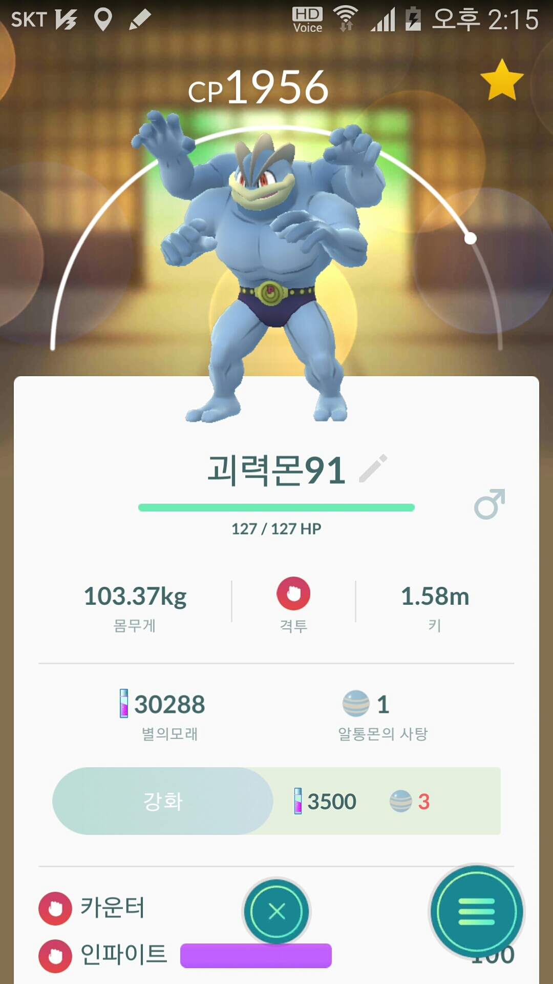 근육몬 진화