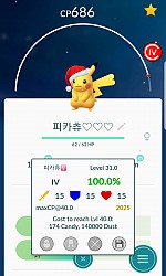 예전에 잡은 피카츄